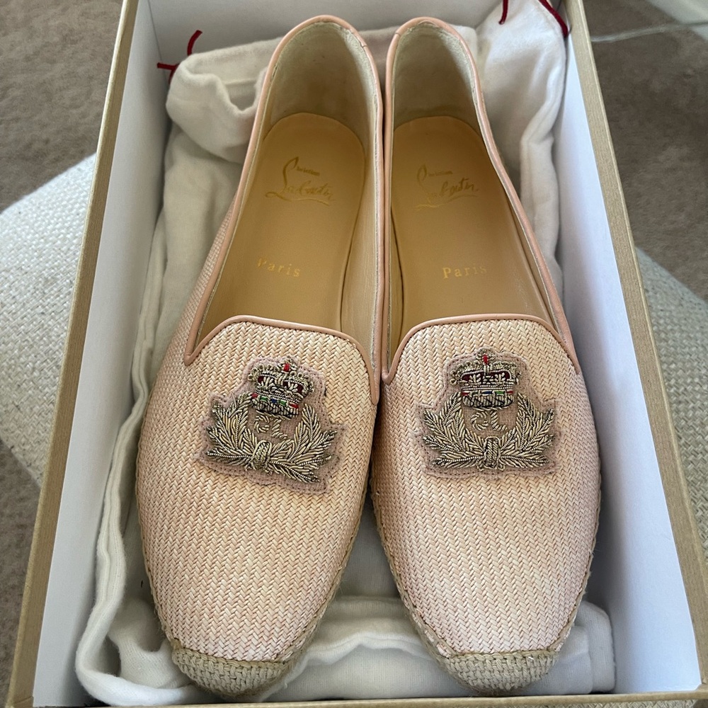 Authentic NEW CHRISTIAN LOUBOUTIN espadrilles size 40/8.5